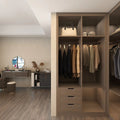 Balom Modern Style Bedroom Open Cabinets Make up Room Wardrobe Closets