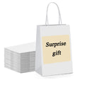 White Wholesale Price Packaging Restaurant Catering Food Takeaway Shopping Gift Bag 15*8*21 Biodegradable Paper Bag With Handles