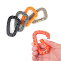 Outdoor Mountaineering Backpack Buckle Tactical Plastic Carabiner Hook Clip Keychain