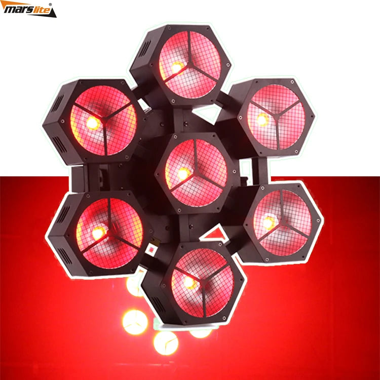 2021 New Beam Lights DMX 7x40W RGBW LED Strobe Effect Stage DJ Disco Light with Factory Price