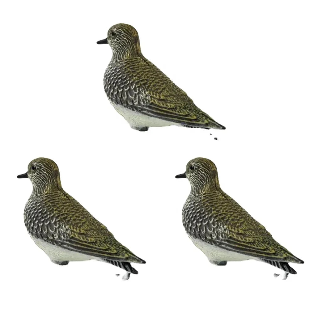 Xilei American Golden Plover Hunting Decoy Simulated Plastic Bird on Stand for Outdoor Hunting