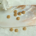 Wholesale Bead Caps Gold Plated  Metal Filigree Flower Cap Shape Bead for Jewelry Bracelet Necklace Making