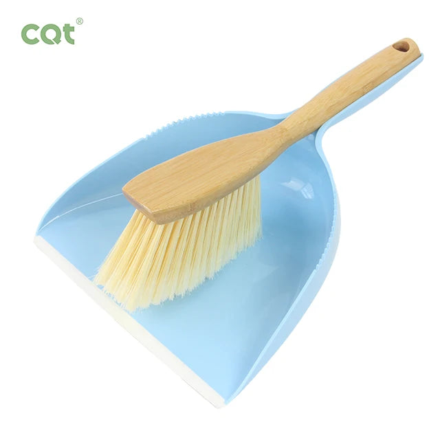 PET Desktop Table Sweeper with Brush Convenient Mall Dustpan Broom & Dustpan
