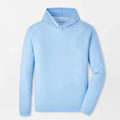 Custom Logo Men's Four Way Stretch Performance Hoodies Raglan Sleeve Plain Casual Hoodies