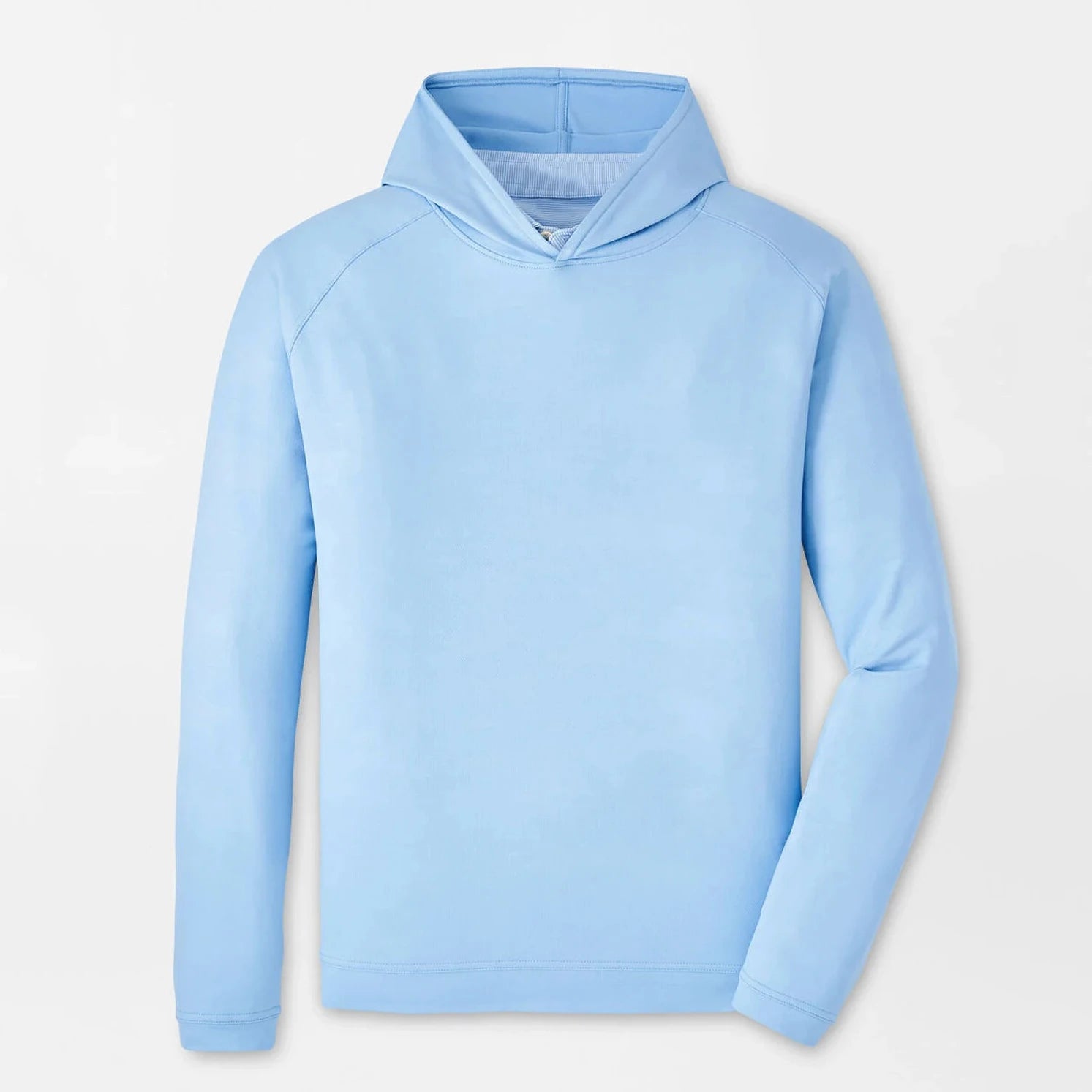 Custom Logo Men's Four Way Stretch Performance Hoodies Raglan Sleeve Plain Casual Hoodies