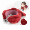 New Portable Packing Functional Memory Foam U-Shaped Airplane U Shaped Neck Travel Pillows