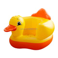 Funny Duck PVC Toddler Eating Feeding Sofa Seat Inflatable Baby Learn Sit Chair With Music
