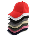 Wholesale 100% Polyester 6-Panel Baseball Caps High Frame Plain Breathable Sports Cap Common Gold Copper Buckle 3D Embroidery