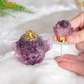 SAINT-VIEW Factory Wholesale Handmade High-Grade Crystal Hydrangea Engraved Fashion Trend Skin Care Decor Roll Attar Set