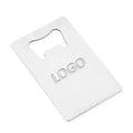 Custom Logo Stainless Steel Bottle Openers Credit Card Laser Engraving Modern Style Individually Packaged Promotional Tool Kits