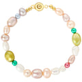 Original Design Cute Fashion Colorful Natural Freshwater Pearl Beaded Bracelets for Girls Jewelry Factory Wholesale Customized