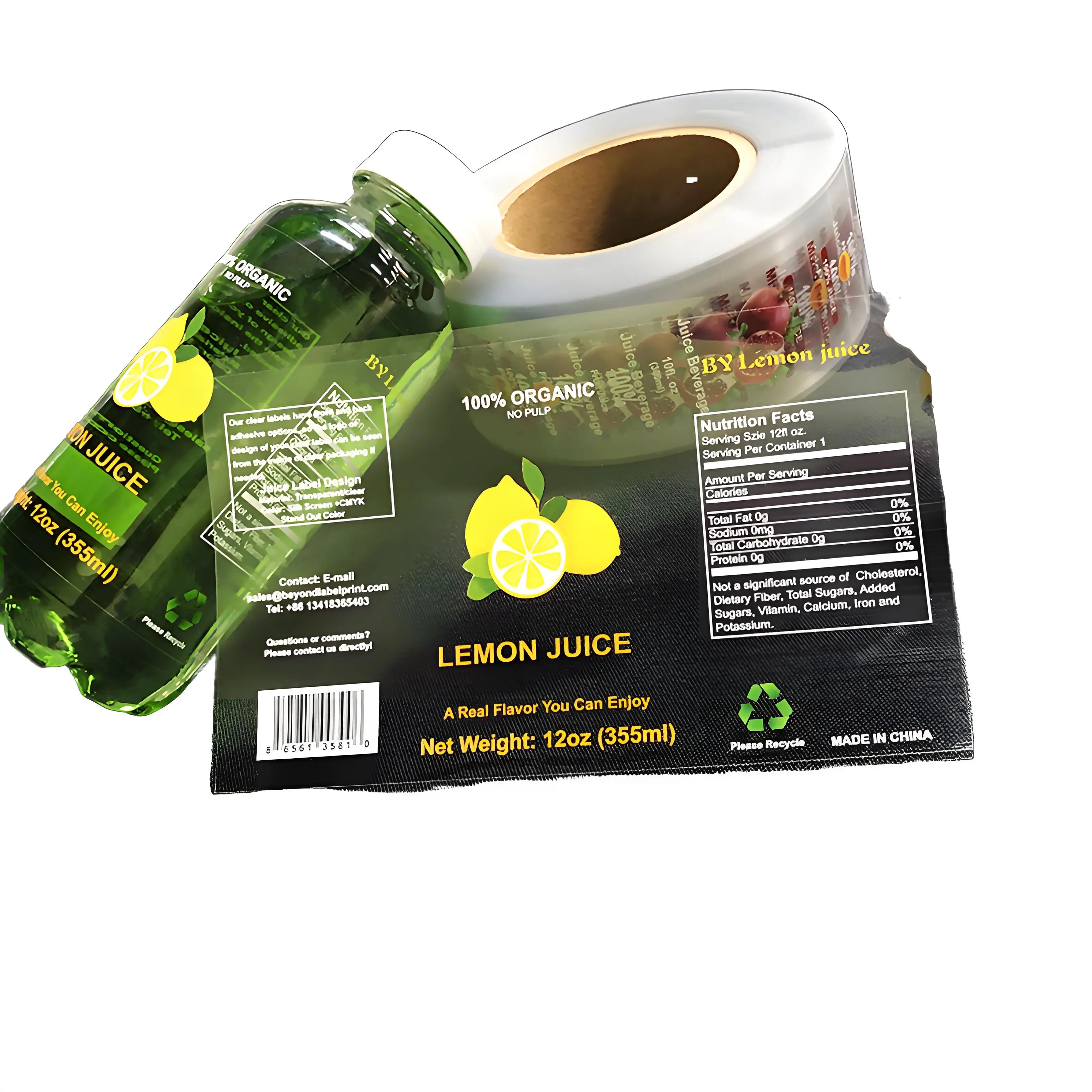 Custom Logo Adhesive Waterproof Vinyl Paper Thank You Stickers Roll Durable Packaging Labels with Custom Stickers