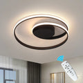 Home Flush Mount Acrylic Round Remote Control Led Ceiling Lighting Lamp for Bedroom