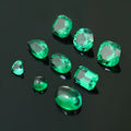 Wholesale Loose  Lab Zambian Emerald Stone Fancy Shape Synthetic Hydrothermal Lab Created Grown Gemstones for Jewelry Making