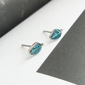 2025 New Trend Factory Wholesale 925 Sterling Silver Cute Leaves Stud Earrings Personalized Lady Fashion Wedding Anniversary