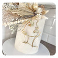Popular Lady Face Line Art Topper Cake Exquisite Cake Topper for Valentine's Day Mothers Day Cake Decorating Supplies