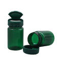 70ml Non-Spill Empty Green Screw Cap Prescription Pill Bottle with Screen Printing Plastic Container