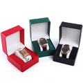 Best Gift Organizer Soft Leather Pillows Jewelry Boxes Display PU Leather Watch Case