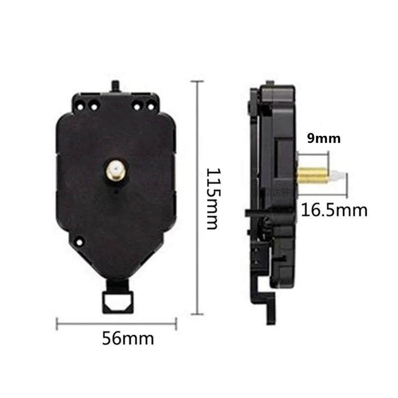 Ticking AA Quartz 6168 Battery  Powered  Pendulum Clock Motor 16mm