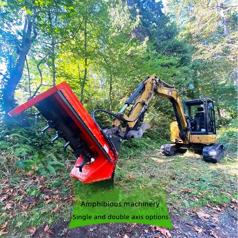 Multi-purpose Forest Mulching Machine Bush Mowing Brushcutter Embankment Slope Topping Machine Digger Attributes