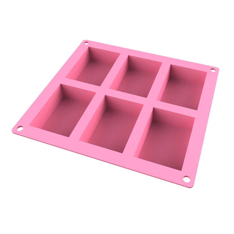 Rectangle Silicone Soap Molding Kit with Removable Logo OPP Bag Packed