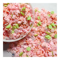 Pink Snowflake Slices Polymer Clay Christmas Snow Sprinkles for Christmas Decoration DIY Crafts Filler Accessories