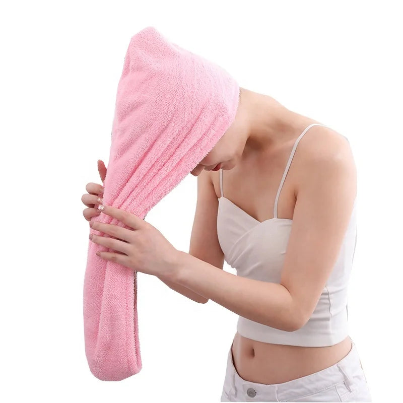25X65CM 85g Best Hair Dry Towel Turban Towel for Long Hair