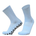 High Elastic Custom Logo Socks Men Soccer Football Basketball Sports Athletic Anti Slip Crew Grip Socks