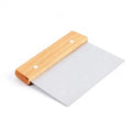 DDKitchen Baking Blade Bread Scraper Chopper Wood Handle Stainless Steel Chopper Bench Pastry Dough Cutter Scraper