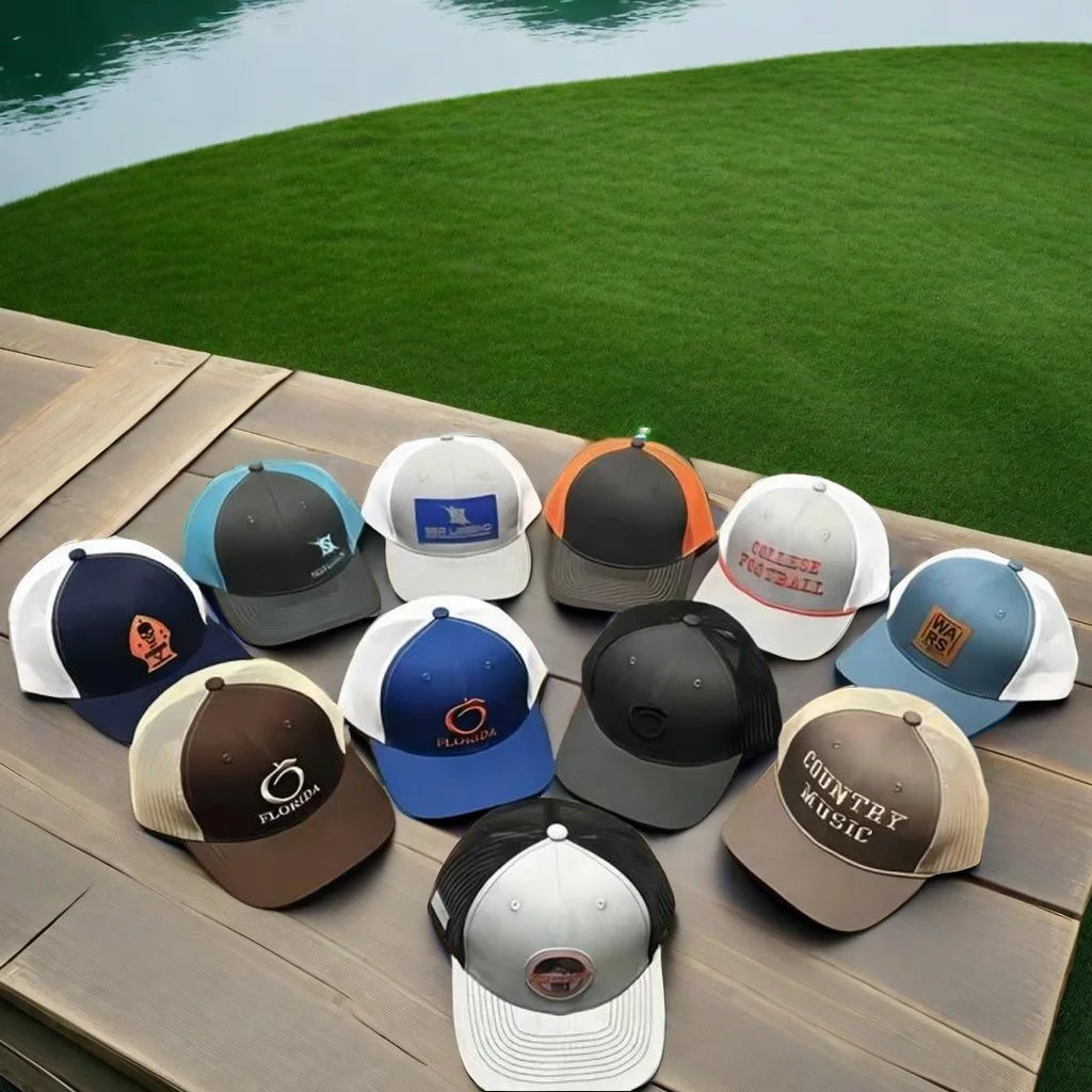Hip Hop Street Summer Printed Accept Custom Logo Blank Plain Unisex Richardson 112 Mesh Trucker Hat