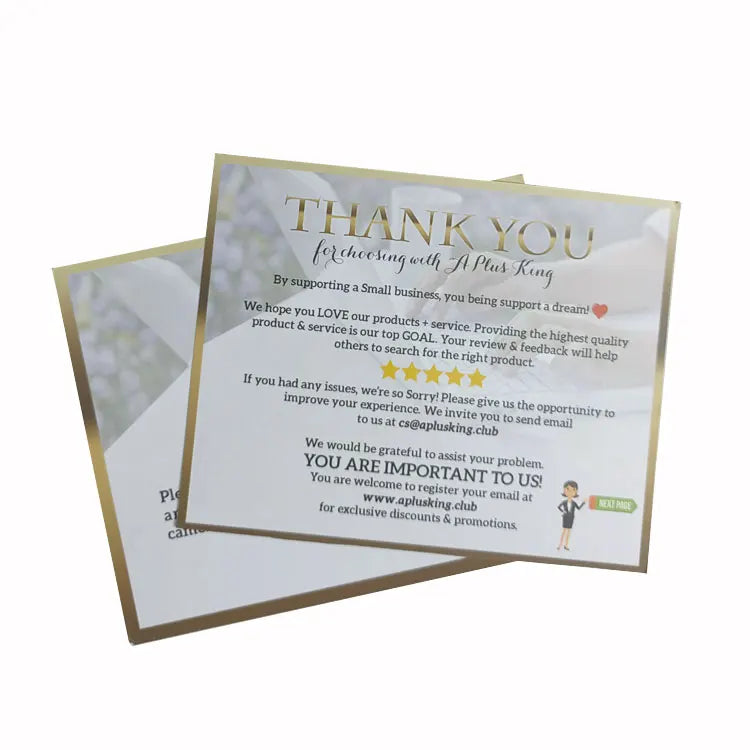 Custom Thank You Cards for Wedding or Birthday Thank You Cardsbusiness Card