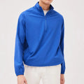 Custom Logo Outdoor Hiking Coat 100% Polyester Quarter-Zip Long Sleeve Jacket for Men With Pocket