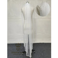 QUEENSGOWN Gorgeous Pure Hand Made Beaded Wedding Dress Veil Medium Length Ivory Exquisite Crystal Pearl Trim Bride Veil