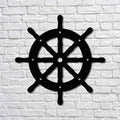 Viking Sailor logo Iron Silhouette Decor WJD61 Mural Metal Sign Wall Decor