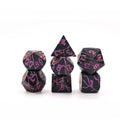 Wholesale Custom Dungeons and Dragons Dnd Sharp Edge Metal Dice Set 20mm Dice