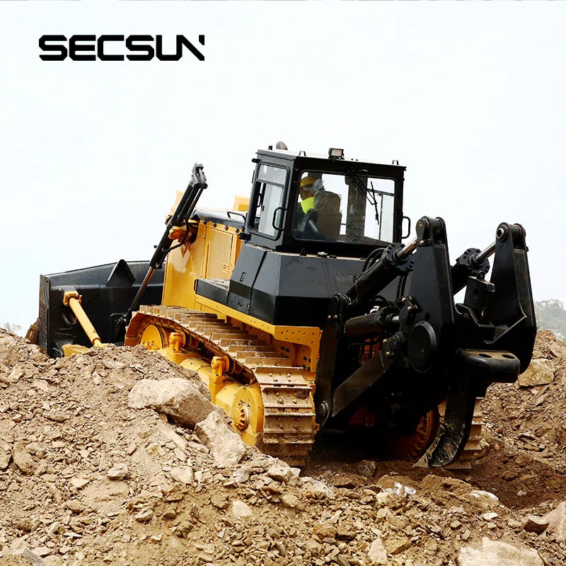 SECSUN New Product Earthmoving Machine Bulldozer Crawler 16 HP 22 HP 36 Horse Power Bulldozers with Enclosed Cabin