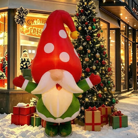 2.2m Inflatable Costume Christmas Gnomes/ Tomte/ Nisse/ Kabouter/ Dwarf Mascot Costume for Inflatable Christmas Decoration