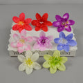 Cheap Price Silk Orchid Flower Heads Candy Box Artificial Flower Decoration Hat Flower