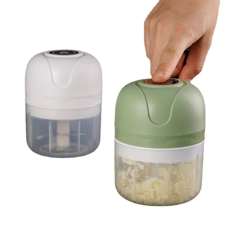12 in 1 Multifunction Fruit Kitchen Vegetable Tools Usb Mini Garlic Onion Electric Food Slicer Chopper Processor