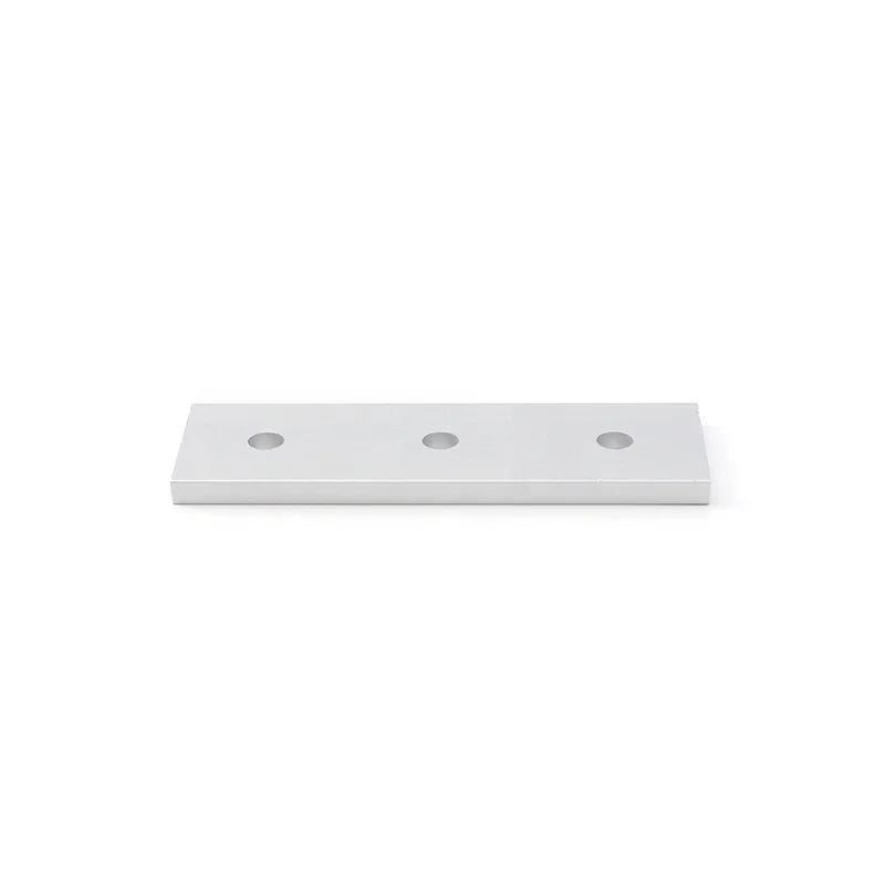 CNC 3 Hole Joining Strip Aluminium Plate for 4040&4040 Aluminum Profile Extrusion Aluminium Profile#6046
