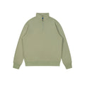 Wholesale Half Zip Street Style Casual Sweatshirt Streetwear Long Sleeve Pullover Cotton Knitted Fabric Hoodie for Men