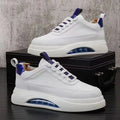 Summer New Trendy Men's Small White Shoes Versatile Thick Soled Height Increasing Shoes Lace up Casual Shoes for Men