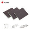 Free Sample 120*100*12mm Wooden Abrasive Sanding Sponge Pad 100 Grit  Hand Polishing Sanding Blocks