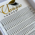 In Stock 3D 4D 5D 6D 10D ultra Dark Black Short Stem Lashes XXL Trays Pre Made Fans Eyelashes