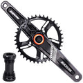 BUCKLOS 32/34/36/38T  Crankset 8/9/10/11S MTB Crankset with BB High Strength Aluminum Crank Set Bicycle Parts