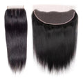 Wholesale Price Brazilian Mixed Human Hair Straight Wave Lace Closure Free Part Middle Part Three Part Human Lace Closure