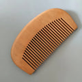 Dishi Beard & Mustache Combs Hot Sale Natural Wood Custom logo Beard Comb MegaBDM