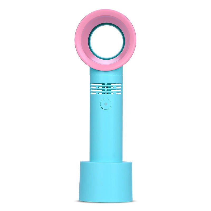 Portable Bladeless Fan- Usb Charging Travel Electric 2000mah Usb Fan Bladeless