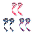 Custom Logo Nylon Hard Pull Wrist Lifting Straps with Non-Slip Grips for Deadlift and Weightlifting-Unisex Fitness Wraps