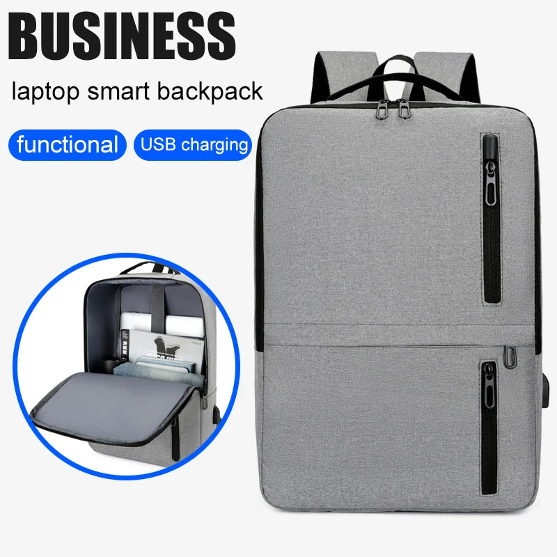 Lightweight Laptop Backpack Large Capacity College High School Backpack Waterproof Polyester Smart USB Backpack